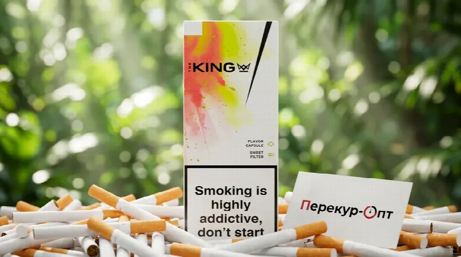 The King Flavor Capsule Sweet Filter Strawberry (Кинг Капсула Сладкий Фильтр Клубника)
